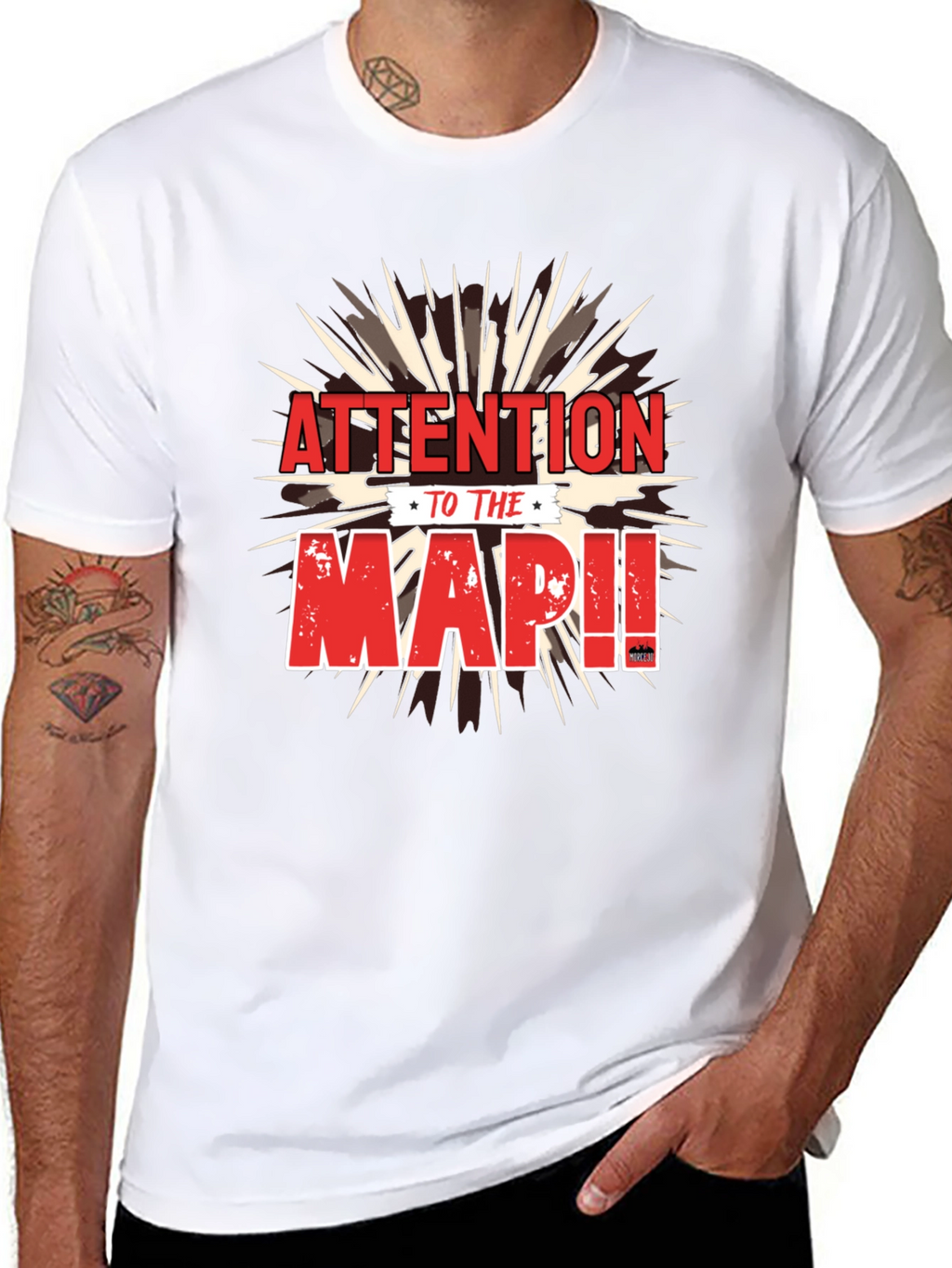 Attention To The Map! Graphic Tee