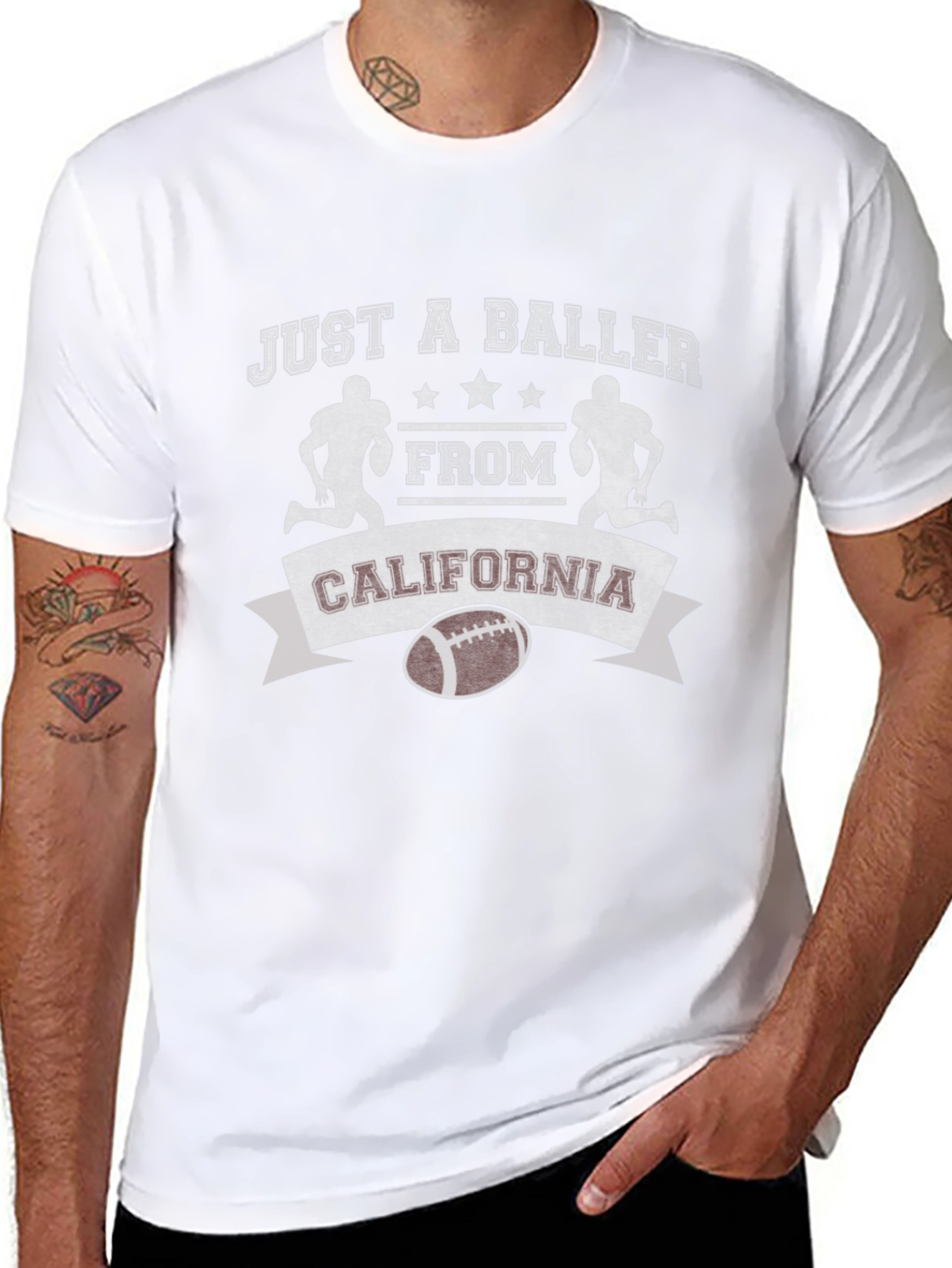 Just A Baller From California Graphic Tee