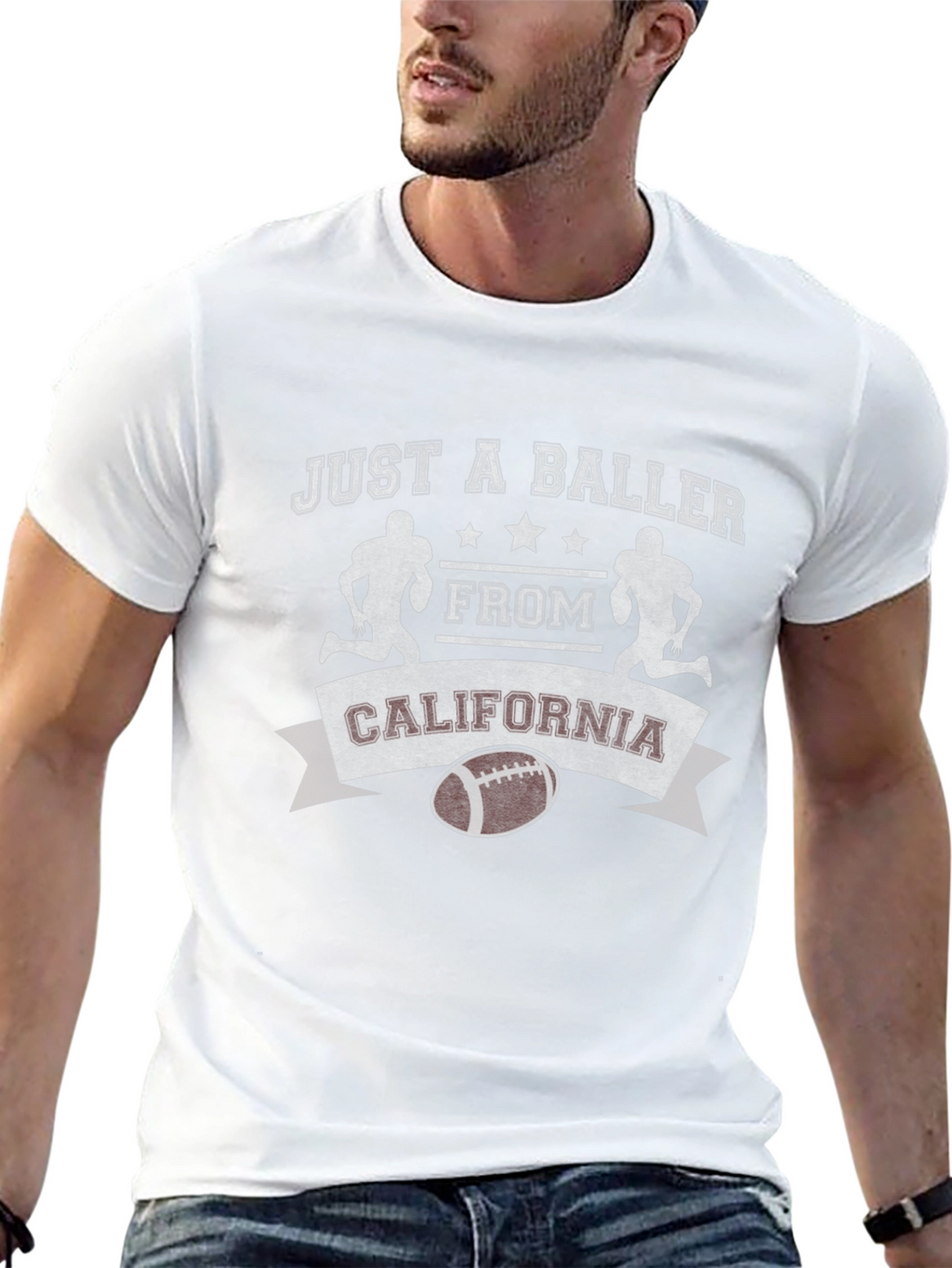 Just A Baller From California Graphic Tee