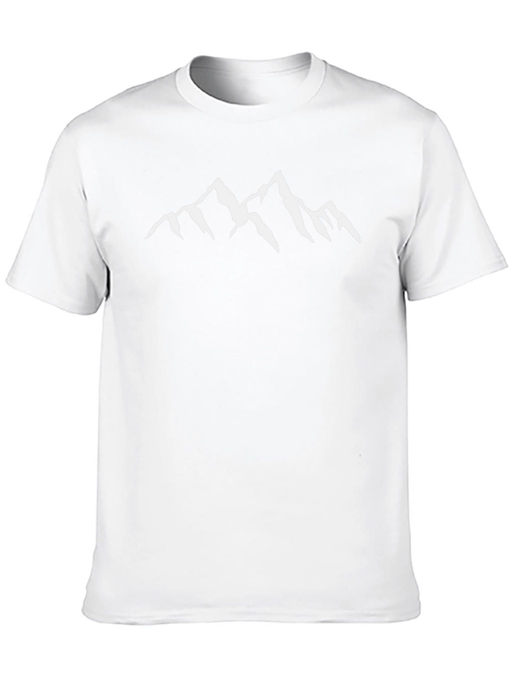 Mountain Peak Graphic Tee - Black