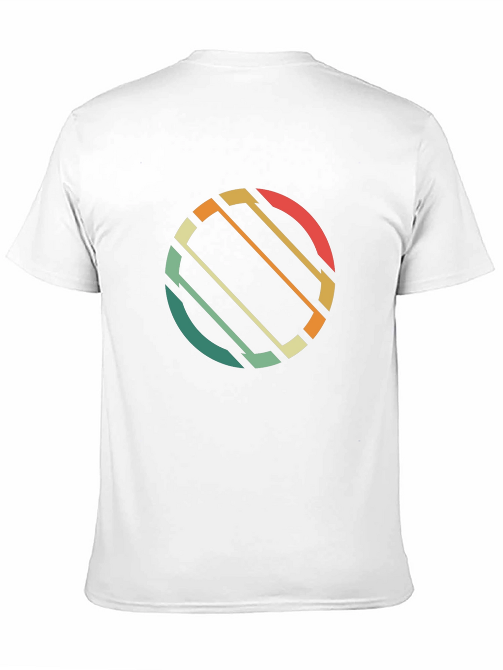 Retro Circle Graphic T-Shirt - Black