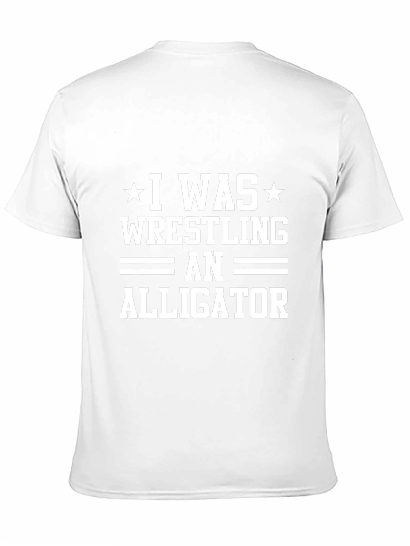I Was Wrestling An Alligator Graphic Tee