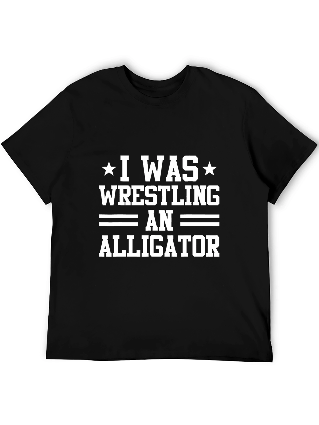 I Was Wrestling An Alligator Graphic Tee