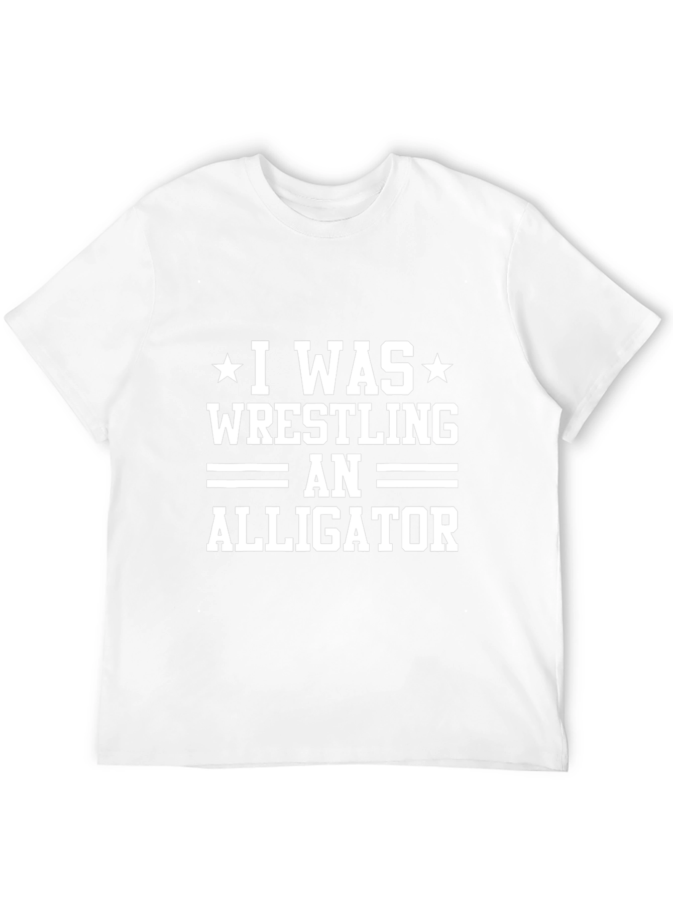 I Was Wrestling An Alligator Graphic Tee