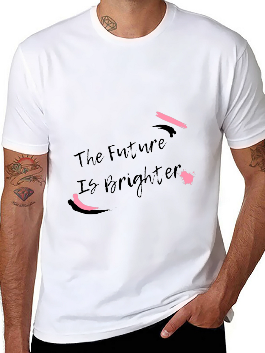 The Future Is Brighter Black T-Shirt