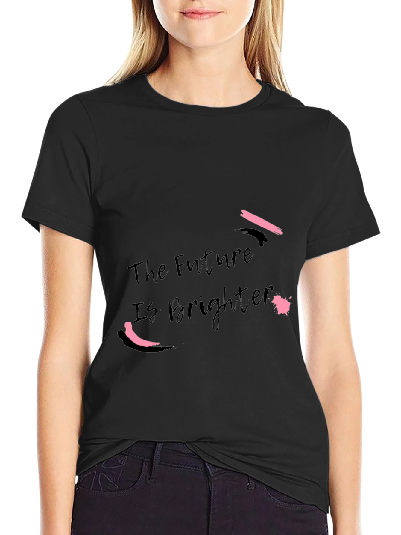 The Future Is Brighter Black T-Shirt