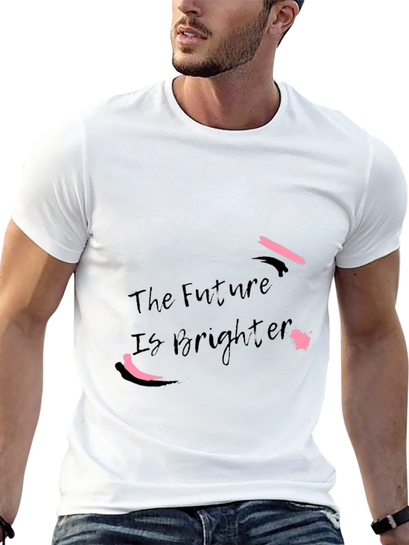 The Future Is Brighter Black T-Shirt