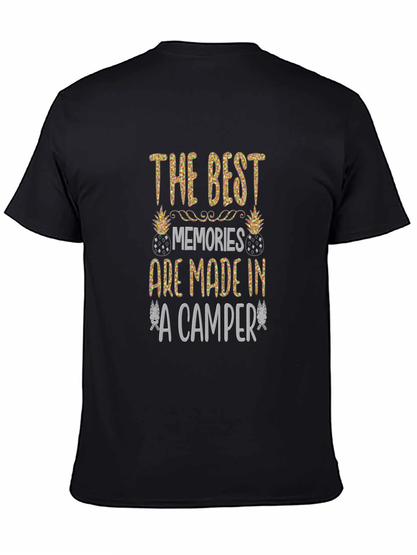 Best Memories Camper T-Shirt - Black Camping Tee