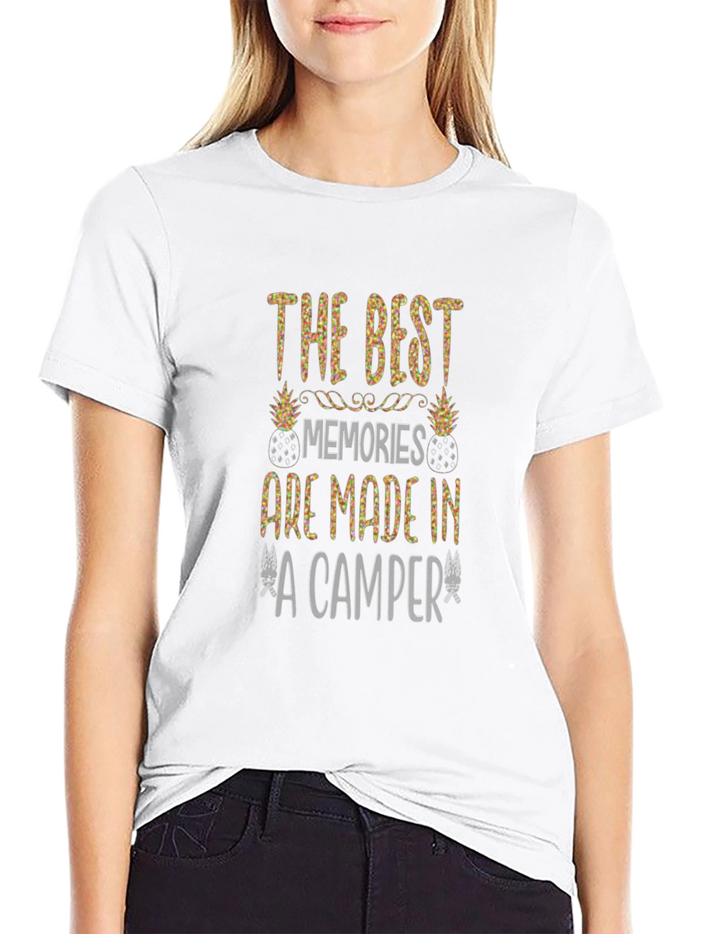 Best Memories Camper T-Shirt - Black Camping Tee
