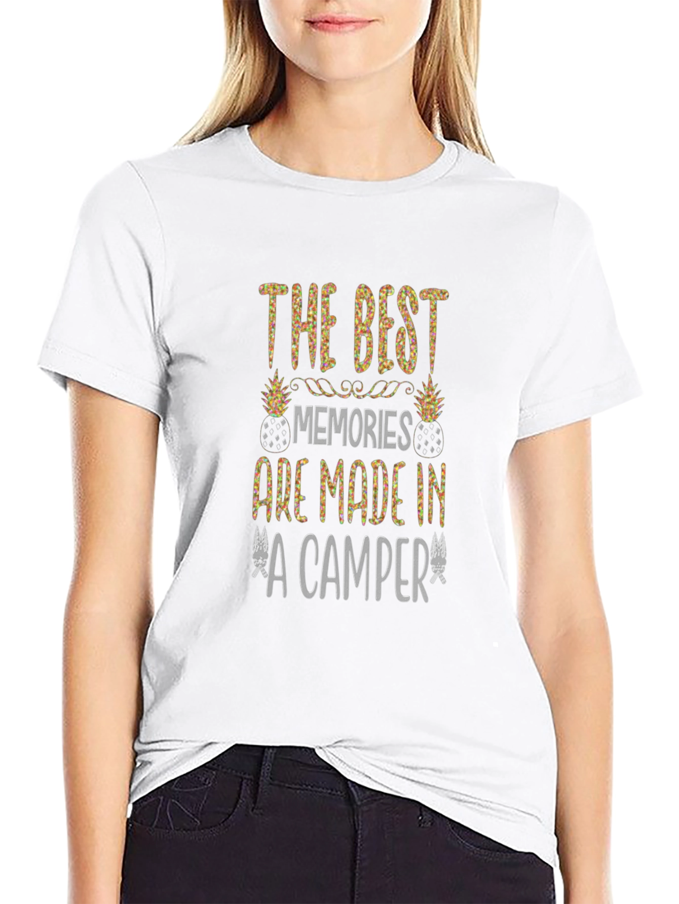 Best Memories Camper T-Shirt - Black Camping Tee