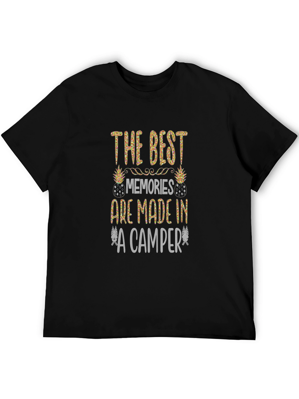 Best Memories Camper T-Shirt - Black Camping Tee