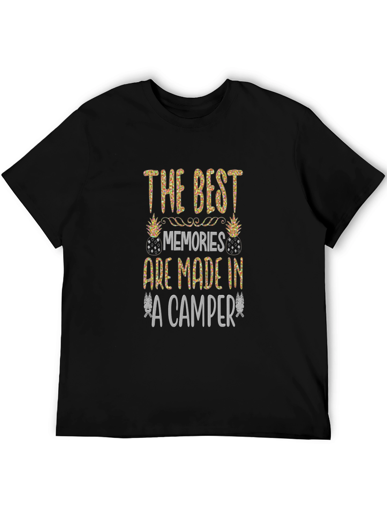 Best Memories Camper T-Shirt - Black Camping Tee