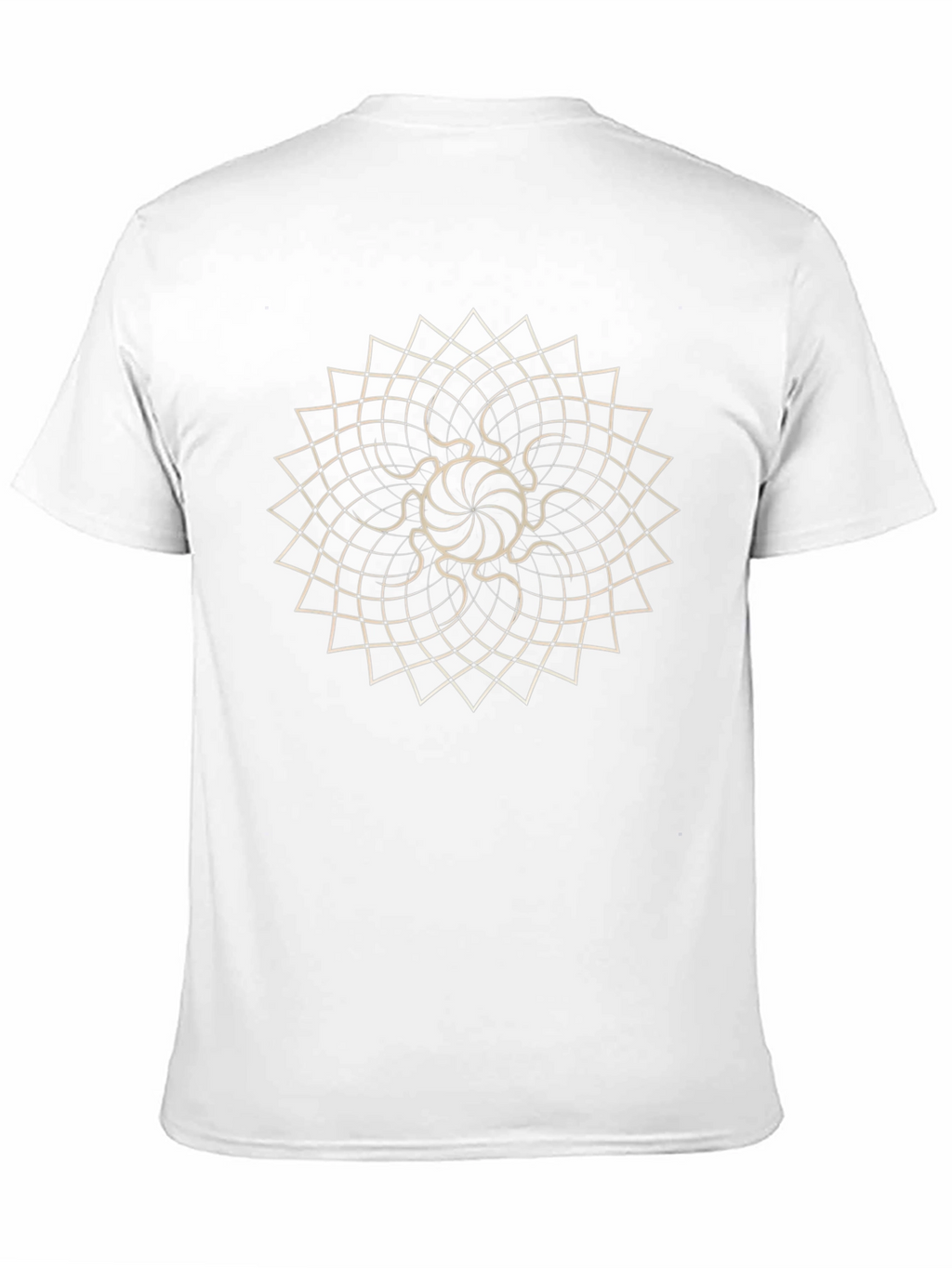 Geometric Mandala Black T-Shirt