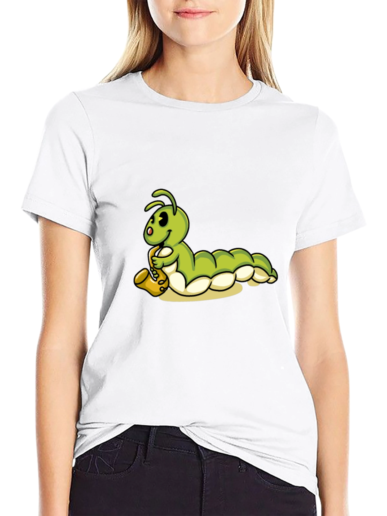 Caterpillar Saxophone Black T-Shirt