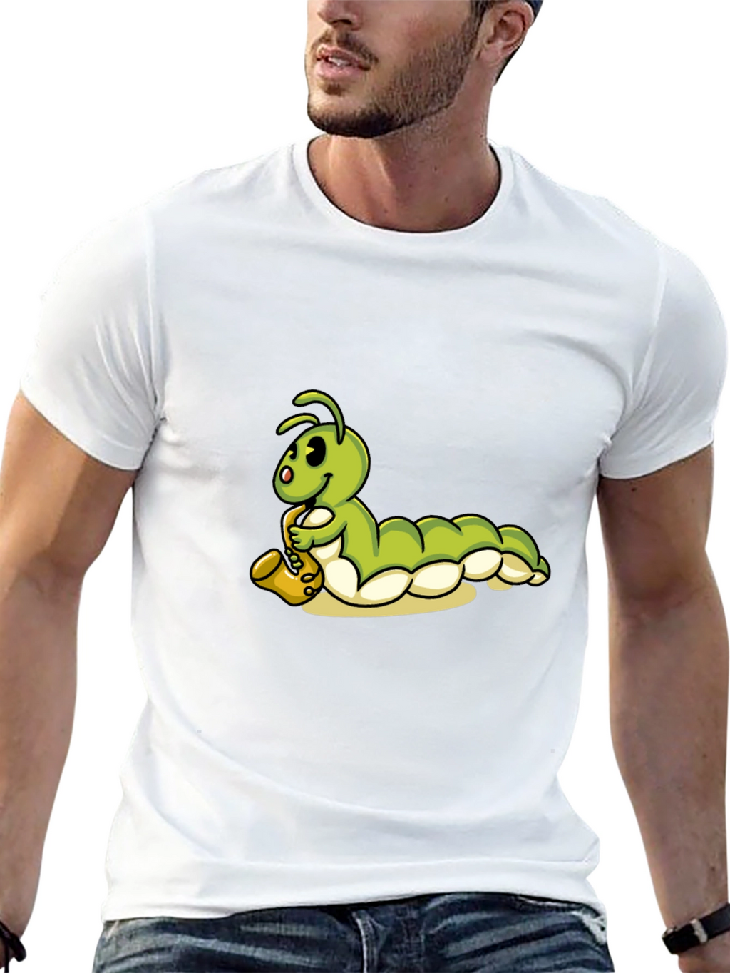 Caterpillar Saxophone Black T-Shirt