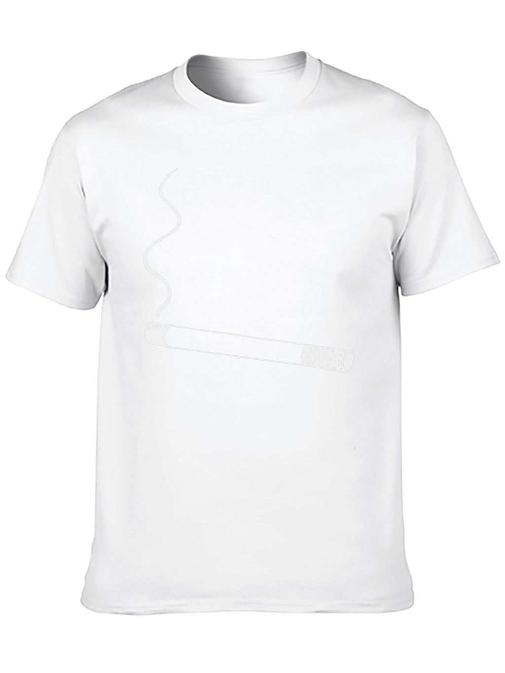 Cigarette Graphic Tee - Black T-Shirt
