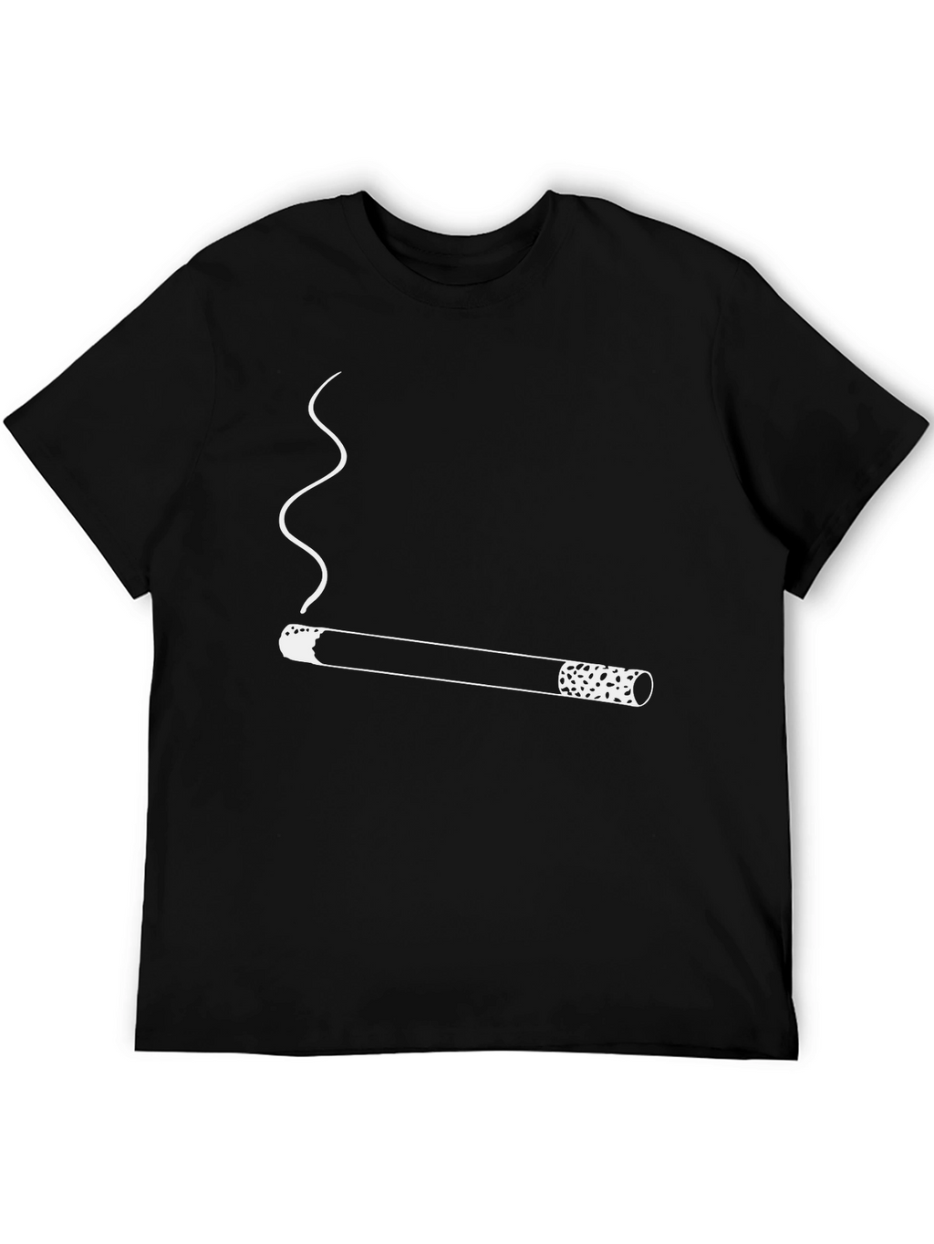 Cigarette Graphic Tee - Black T-Shirt