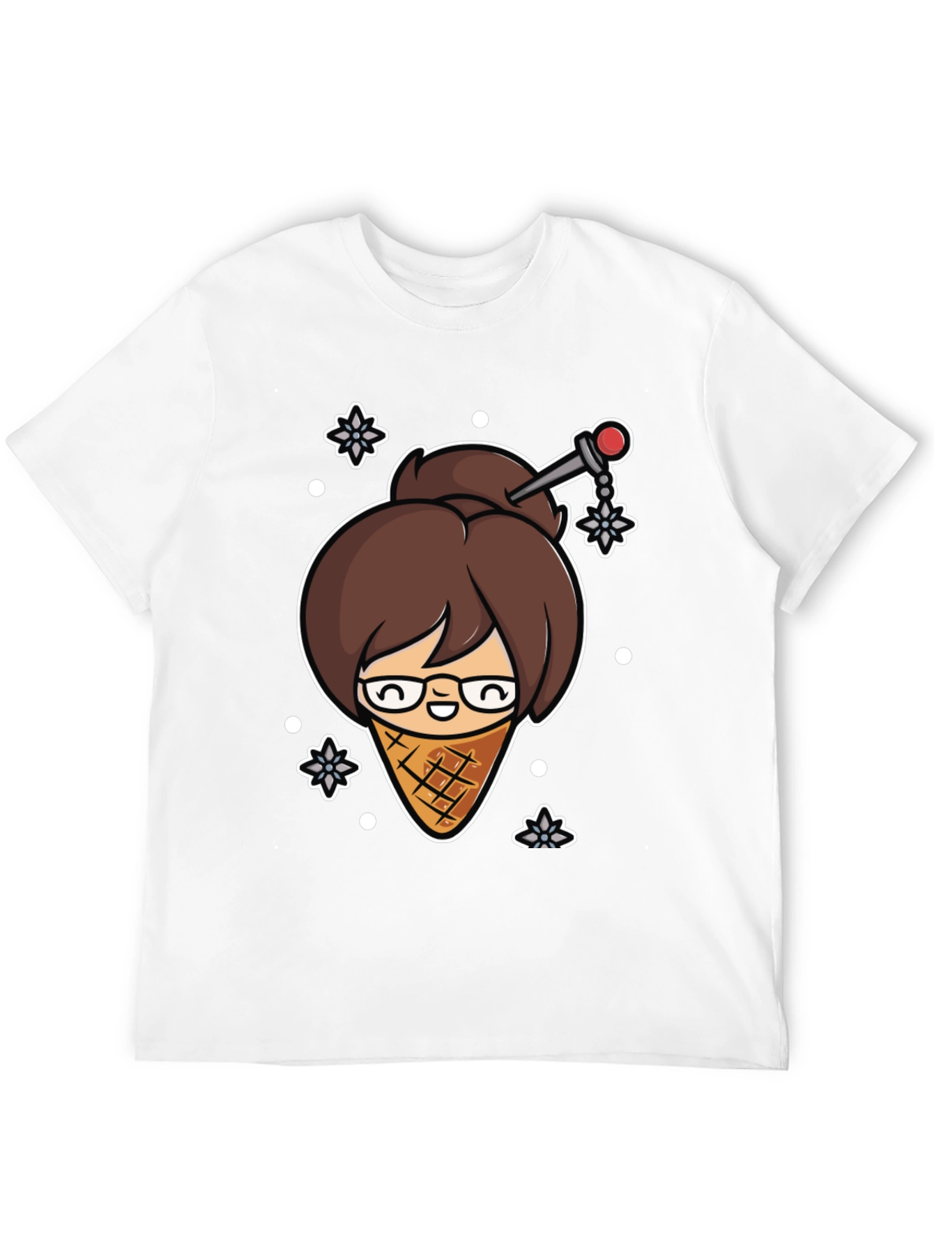 Ice Cream Mei T-Shirt - Black
