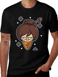 Ice Cream Mei T-Shirt - Black