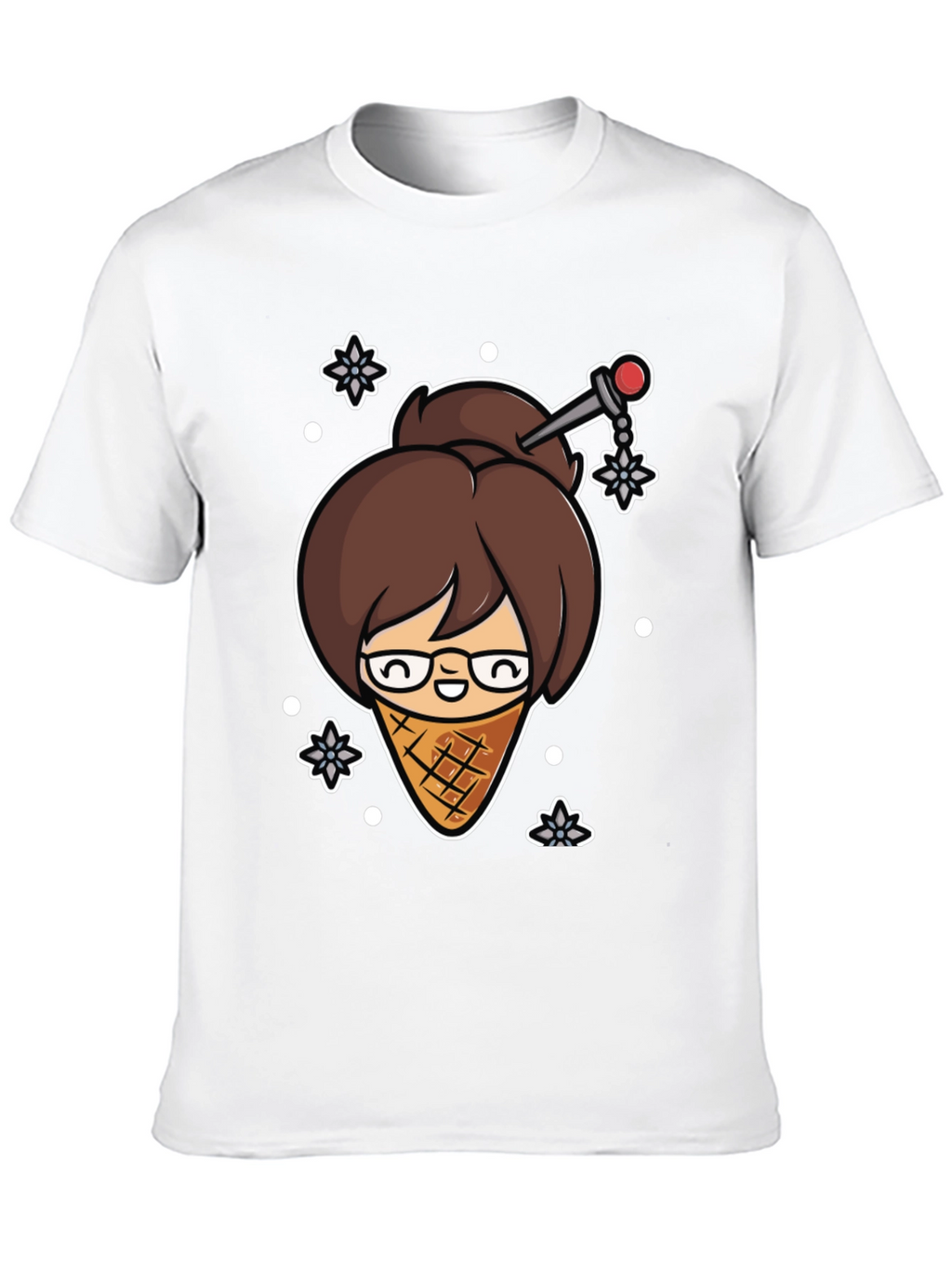 Ice Cream Mei T-Shirt - Black