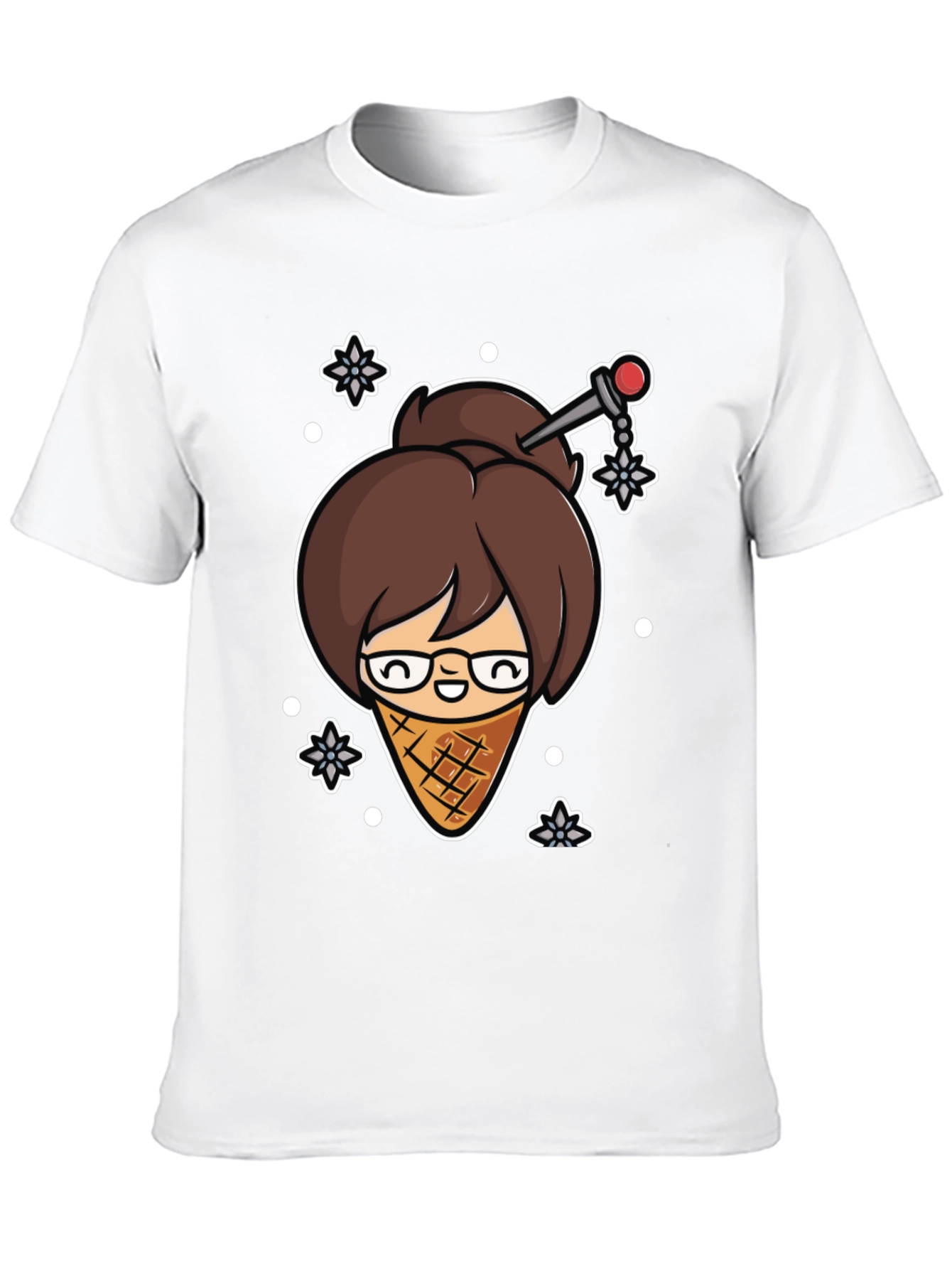 Ice Cream Mei T-Shirt - Black