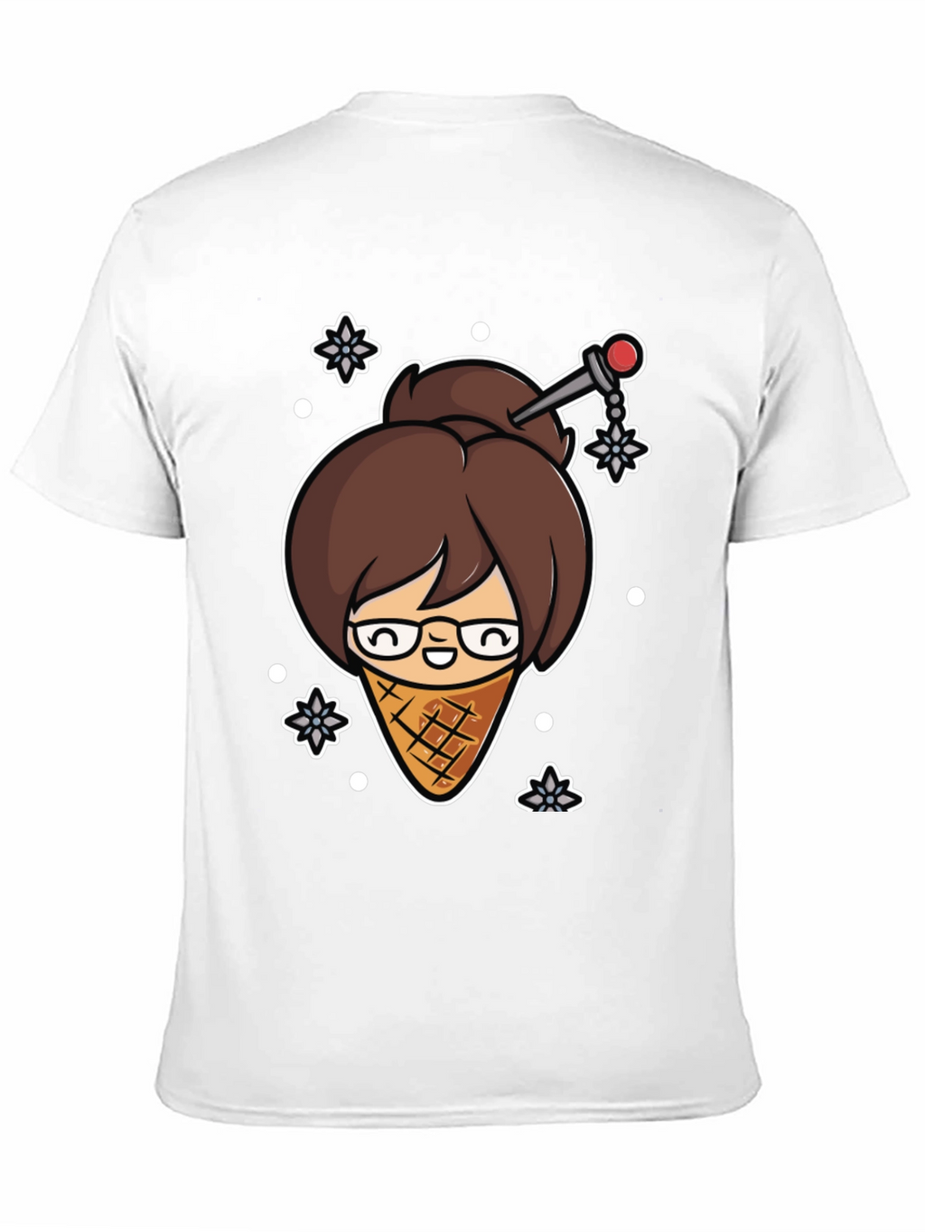Ice Cream Mei T-Shirt - Black