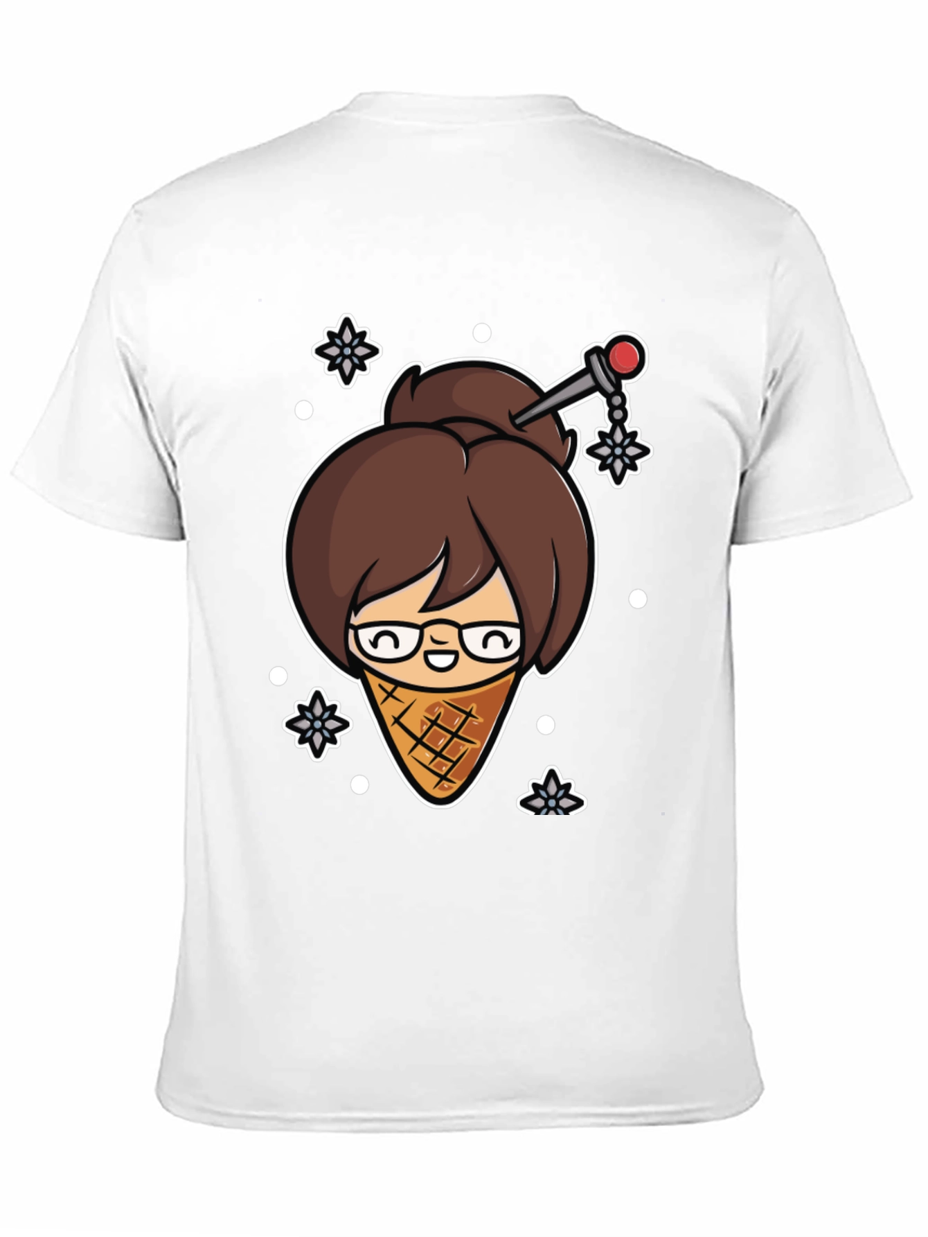 Ice Cream Mei T-Shirt - Black