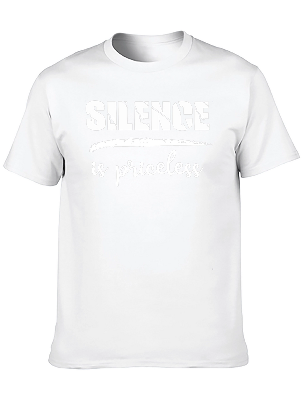 Silence is Priceless Black T-Shirt