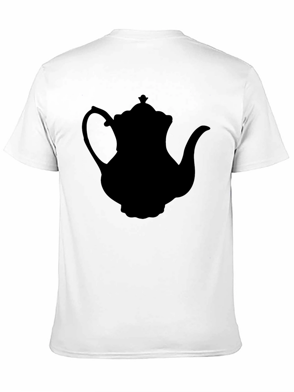 Teapot Silhouette T-Shirt - Black Classic Style