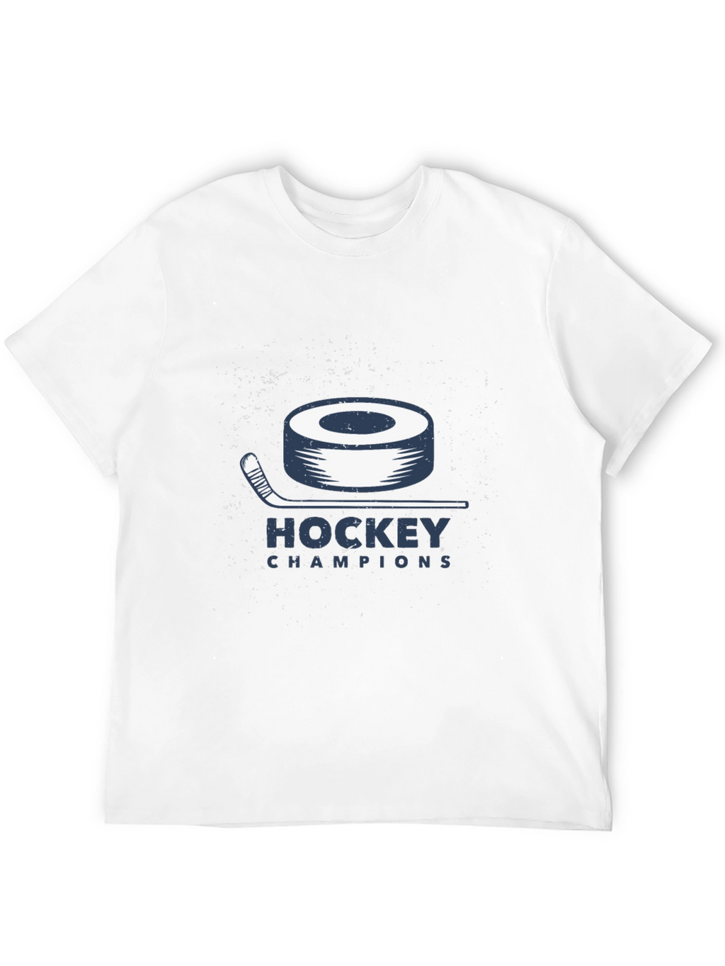 Hockey Champions Black Graphic T-Shirt
