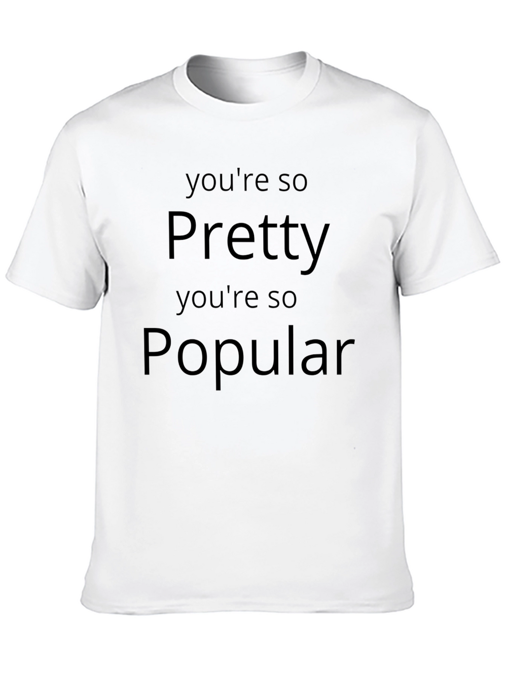 Pretty Popular Graphic Tee - Black T-Shirt