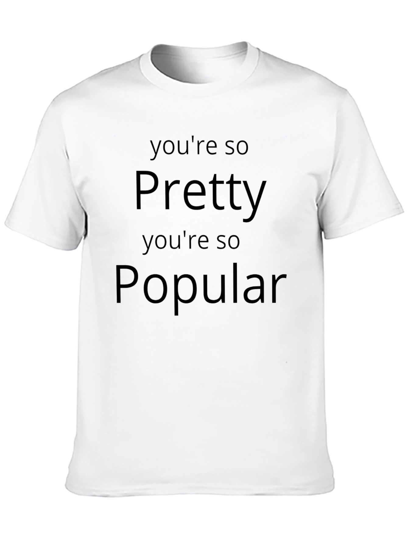 Pretty Popular Graphic Tee - Black T-Shirt