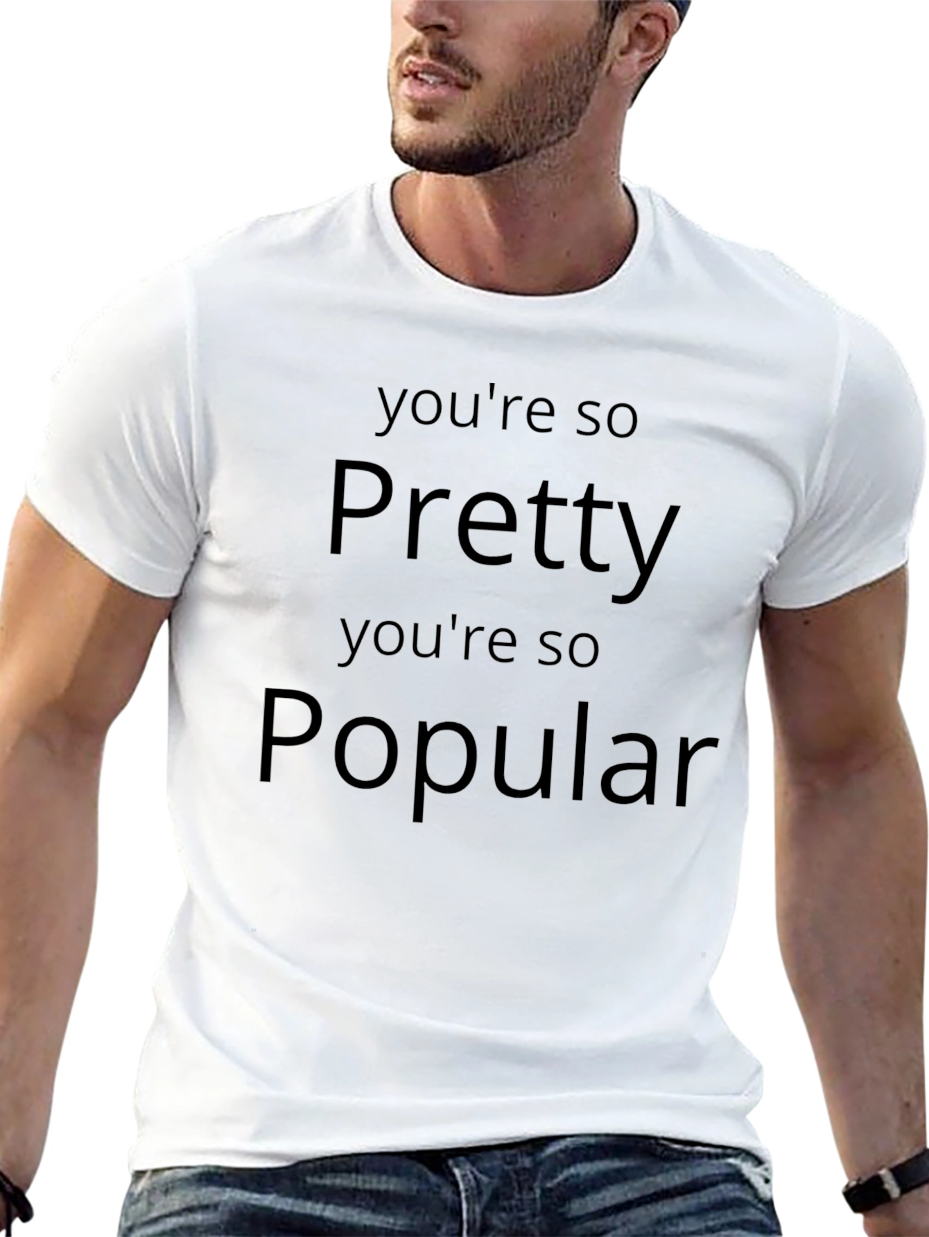 Pretty Popular Graphic Tee - Black T-Shirt