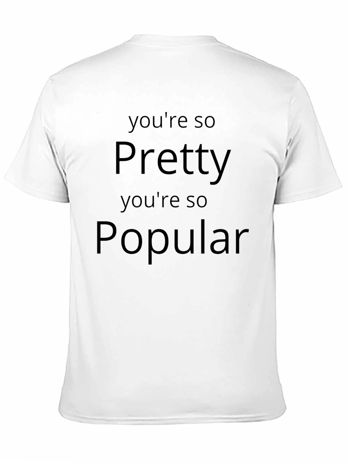 Pretty Popular Graphic Tee - Black T-Shirt