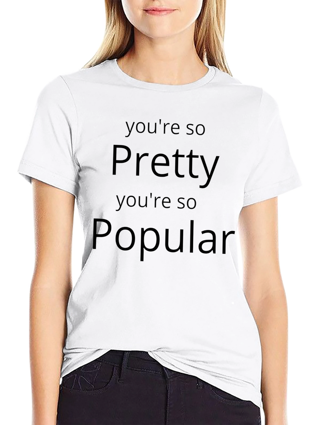 Pretty Popular Graphic Tee - Black T-Shirt