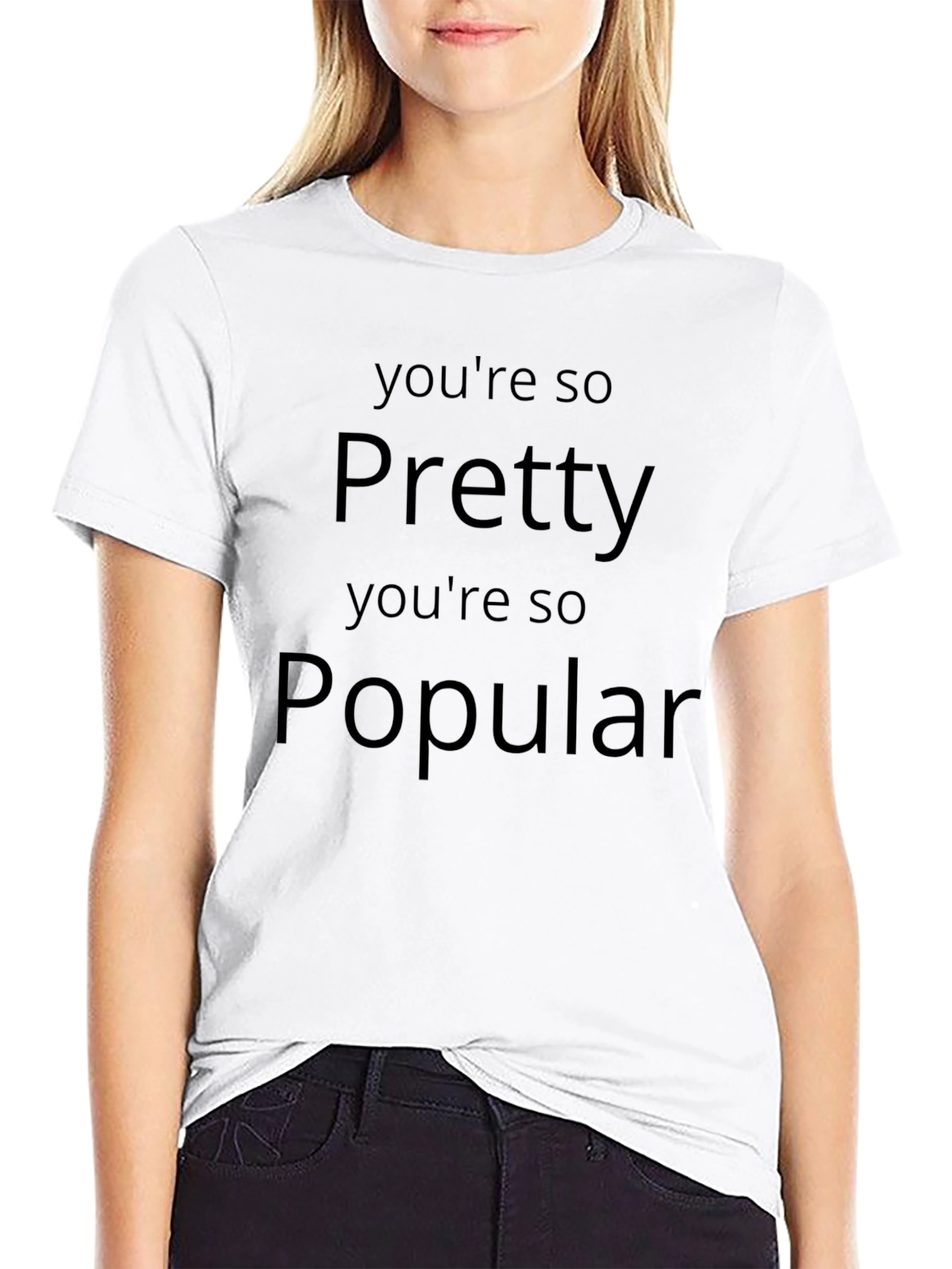 Pretty Popular Graphic Tee - Black T-Shirt