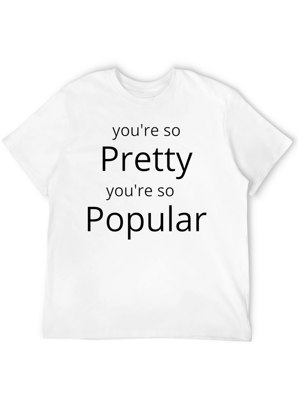 Pretty Popular Graphic Tee - Black T-Shirt