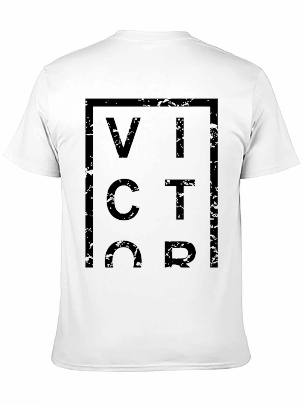 Victor Graphic Tee - Modern Black T-Shirt