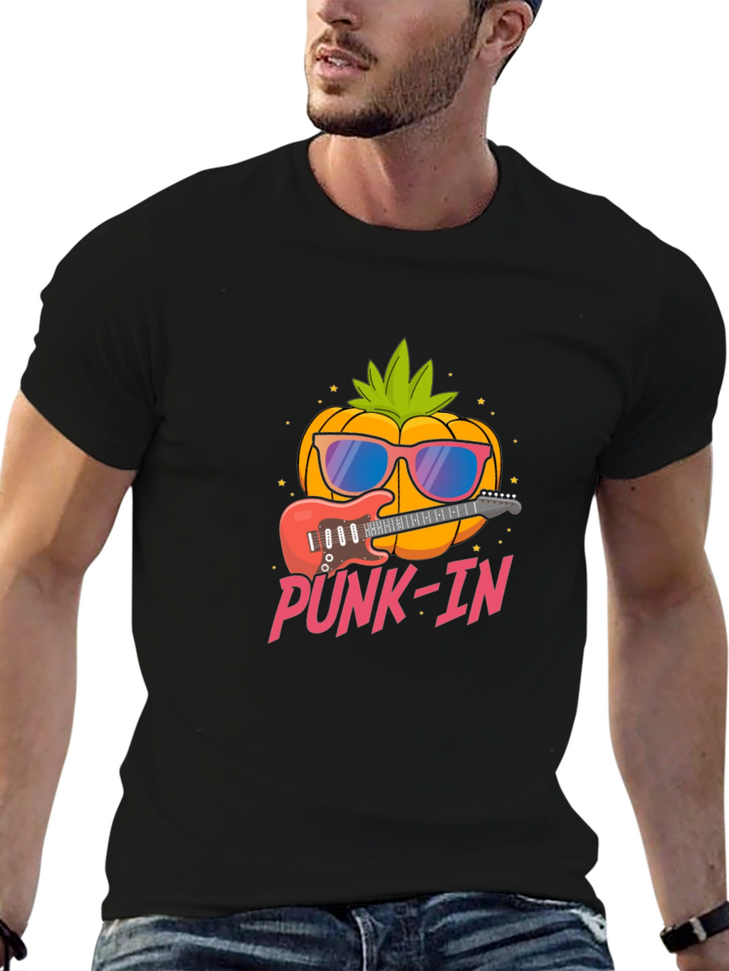Punk-in Graphic Tee - Halloween Music Shirt