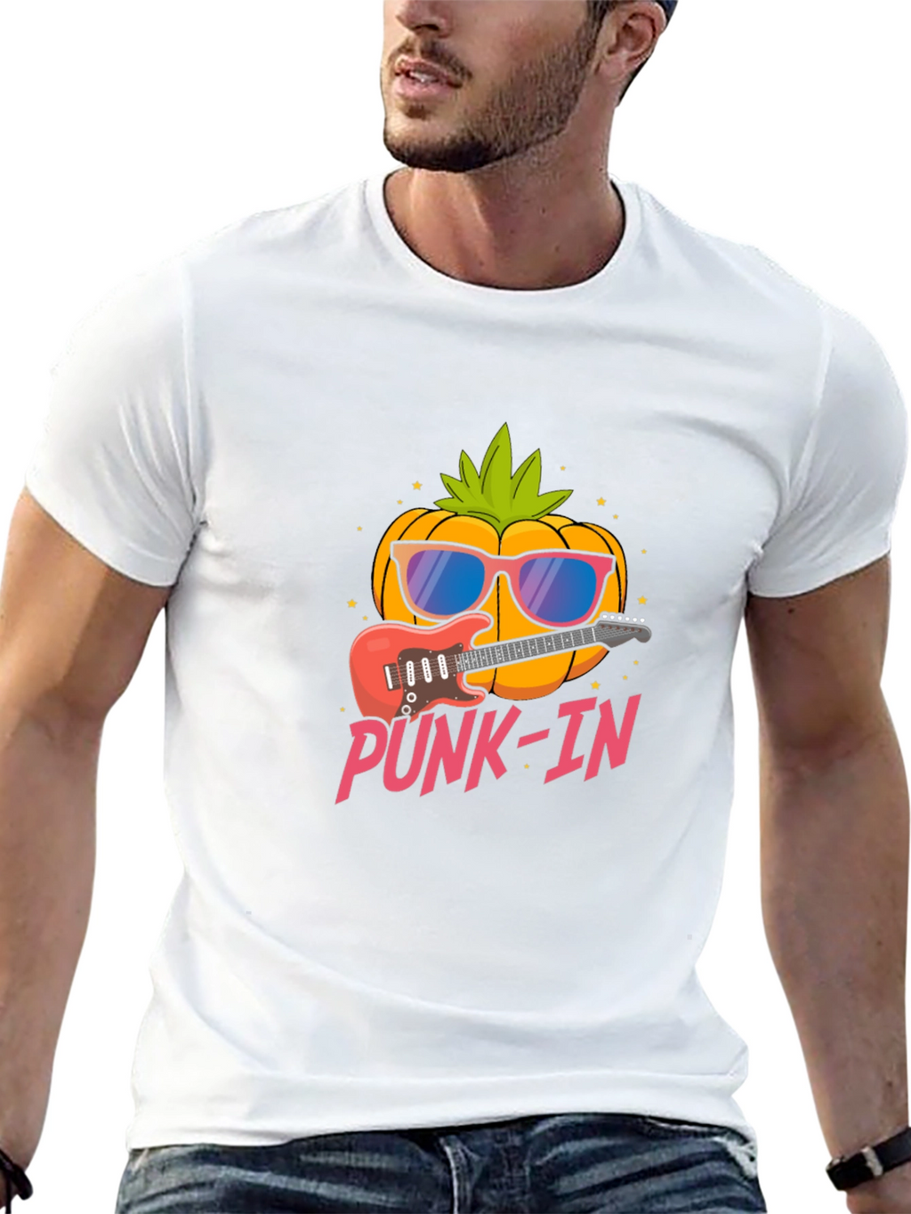 Punk-in Graphic Tee - Halloween Music Shirt