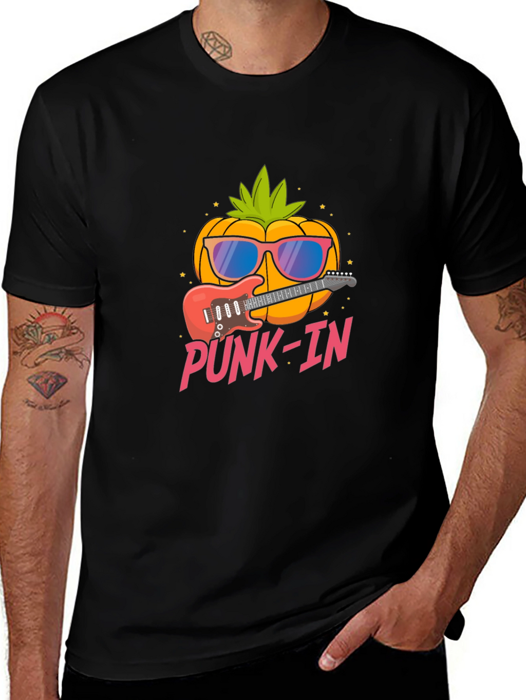Punk-in Graphic Tee - Halloween Music Shirt