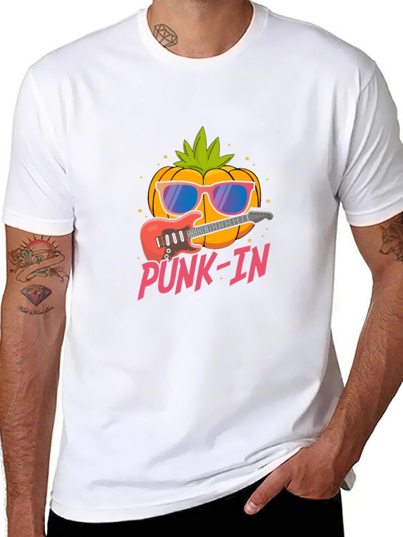 Punk-in Graphic Tee - Halloween Music Shirt