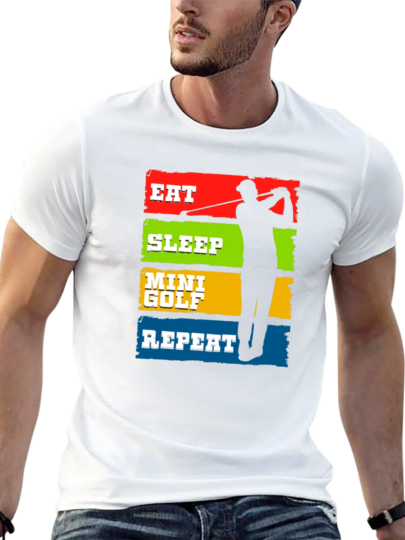 Eat Sleep Mini Golf Repeat T-Shirt