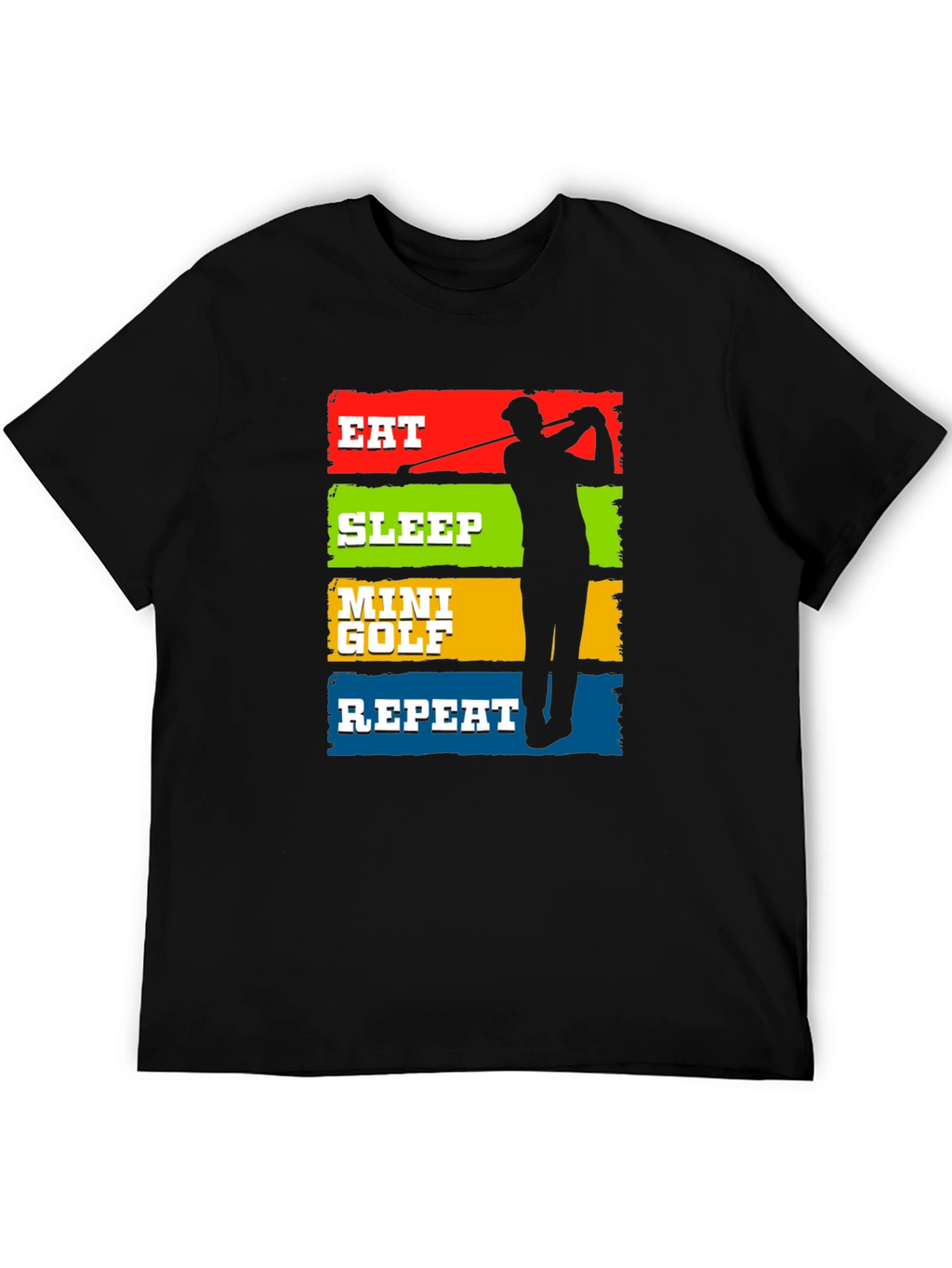 Eat Sleep Mini Golf Repeat T-Shirt