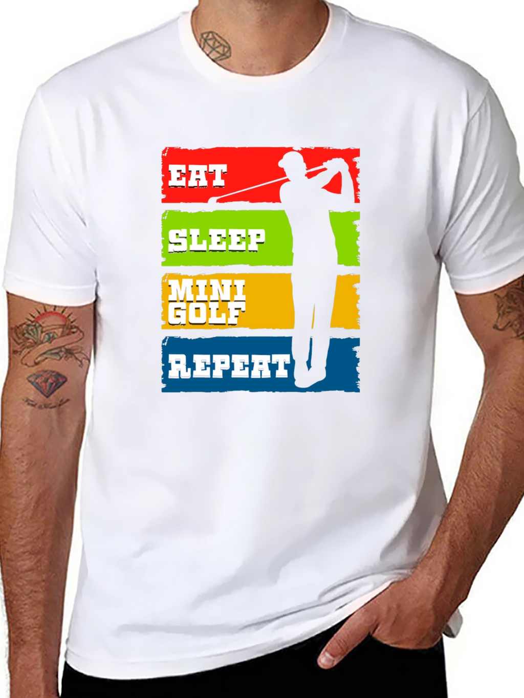 Eat Sleep Mini Golf Repeat T-Shirt