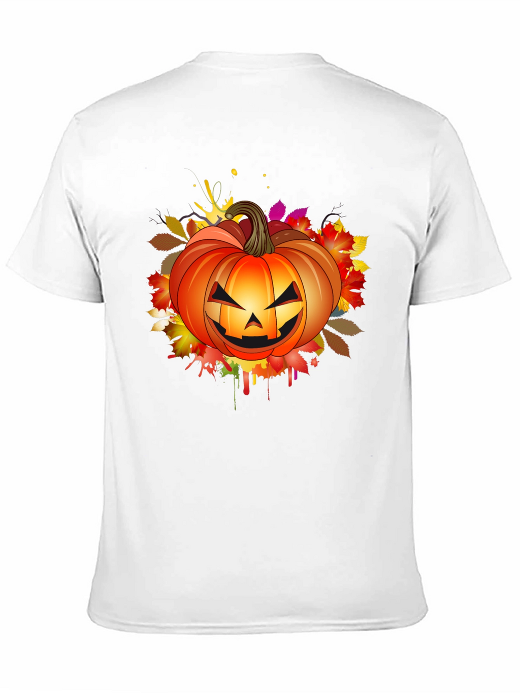 Halloween Pumpkin Graphic T-Shirt - Spooky Season Tee