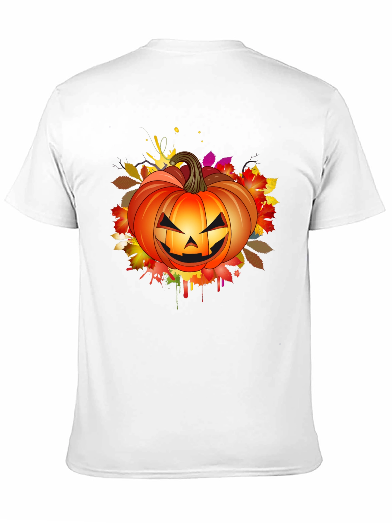 Halloween Pumpkin Graphic T-Shirt - Spooky Season Tee