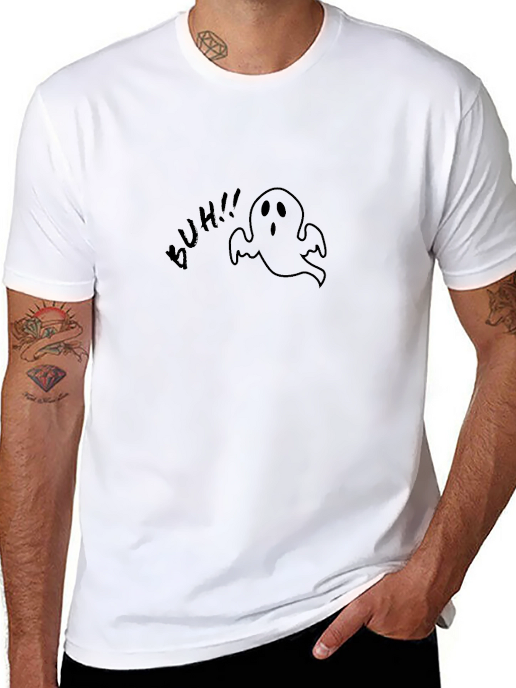 Boo! Ghost Graphic T-Shirt - Halloween Ready