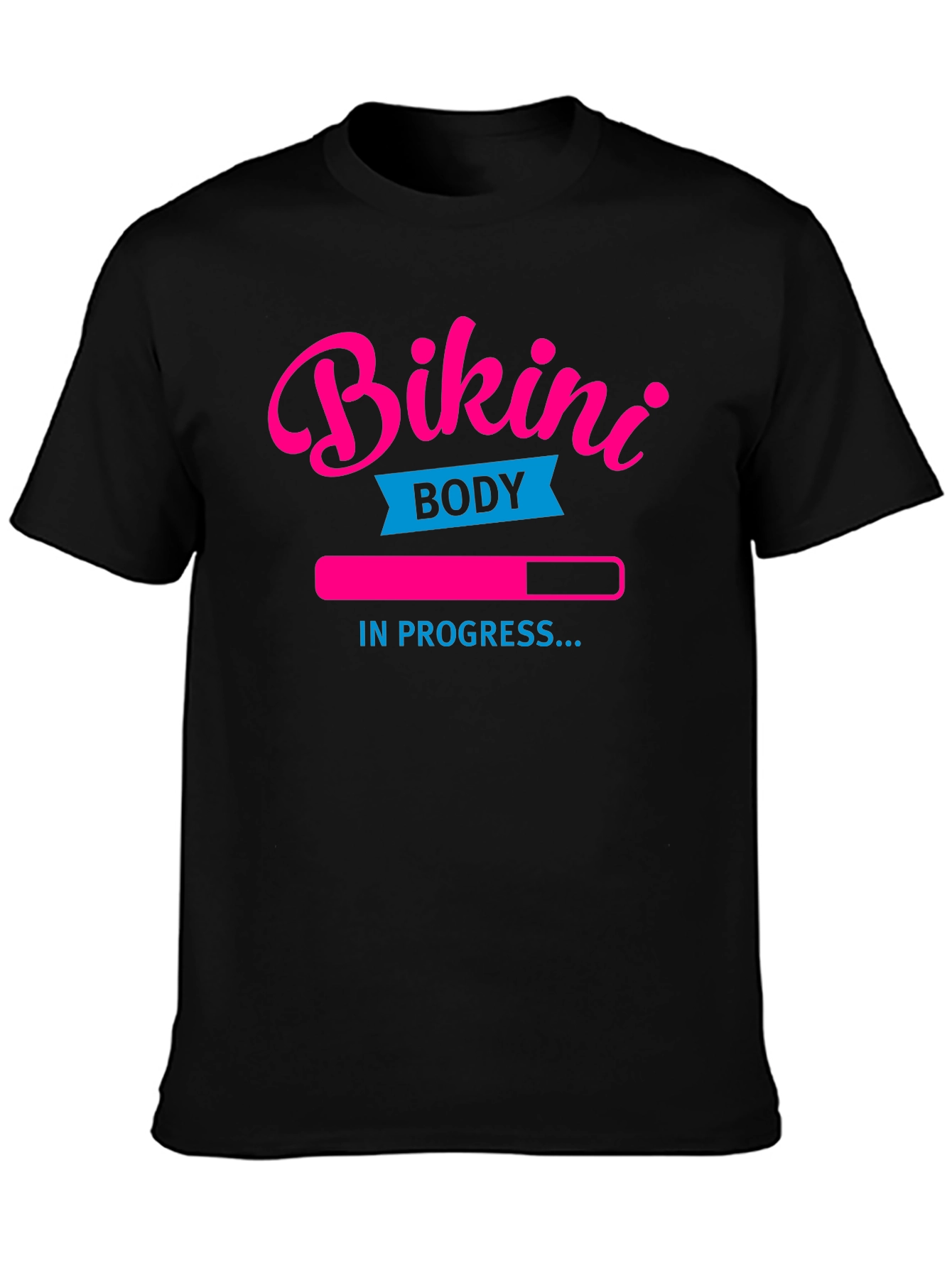 Bikini Body in Progress T-Shirt - Funny Workout Tee