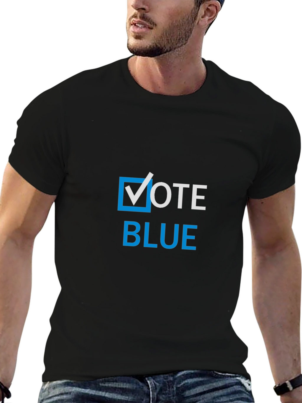 Vote Blue Graphic T-Shirt
